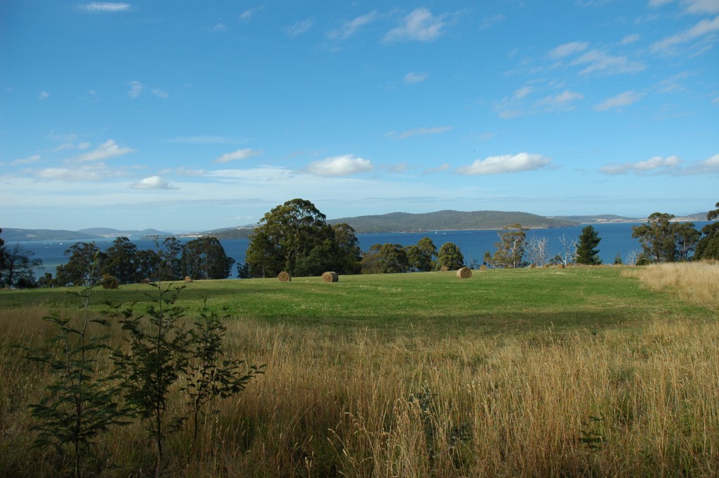 Looking east - D'Entrecasteaux Channel and Bruny Island