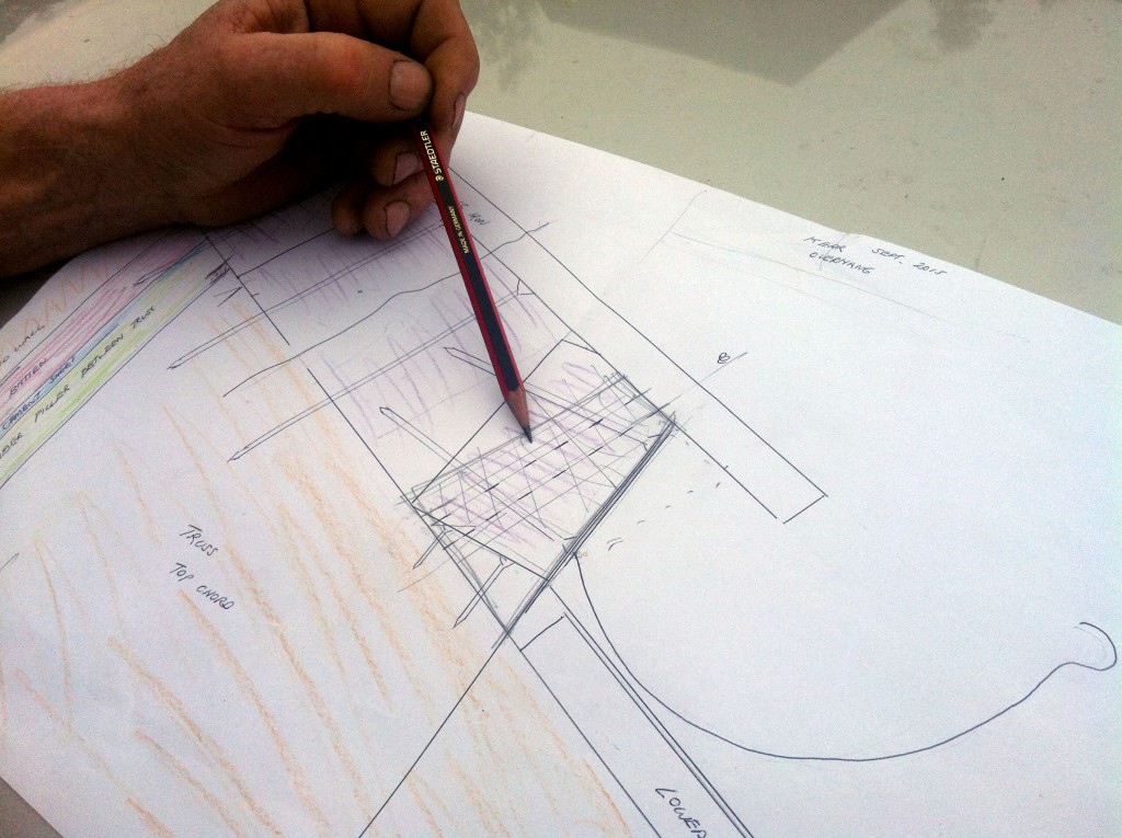 Working things out: drawing a 1:1 detail of the fascia