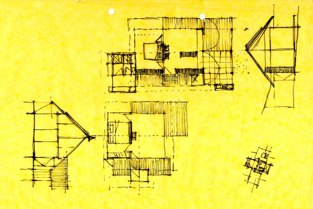 Looking at a squarer footprint, internal thermal mass walls and the possibility of an upper level loft