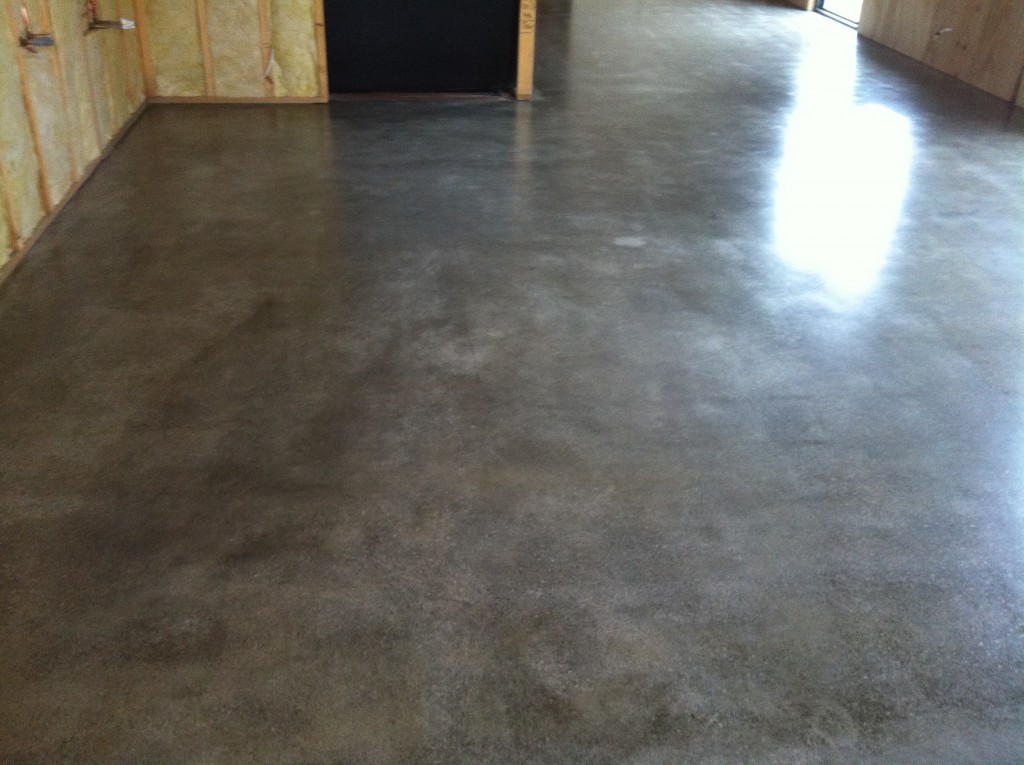 Done: the finished polished concrete floor