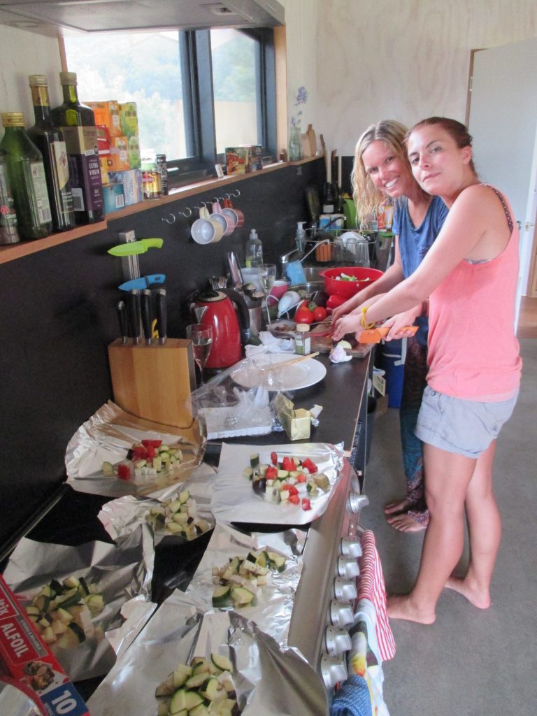 Packed: Germans preparing a BBQ